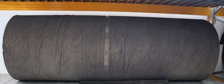 Velourstoff Anthrazit V-Klasse Buisnessvan 1m²